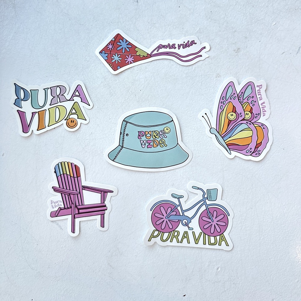 Pura Vida Sticker Pack